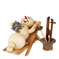 Schneemann „im Liegestuhl“ Schneemann „im Liegestuhl“