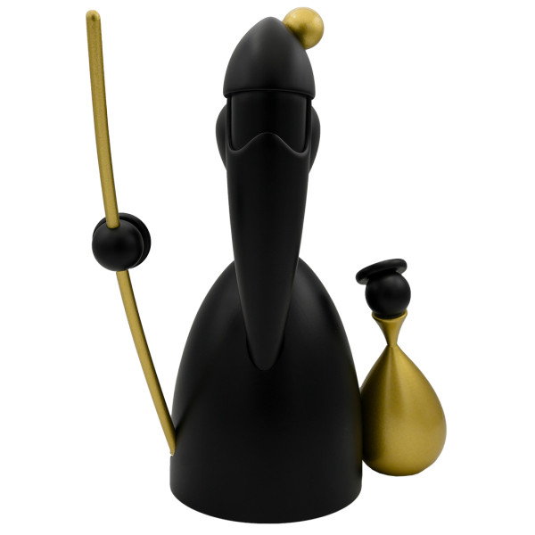 Vater Weihnacht - schwarz, gold