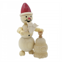 Schneemann „als Weihnachtsmann“ Schneemann „als Weihnachtsmann“