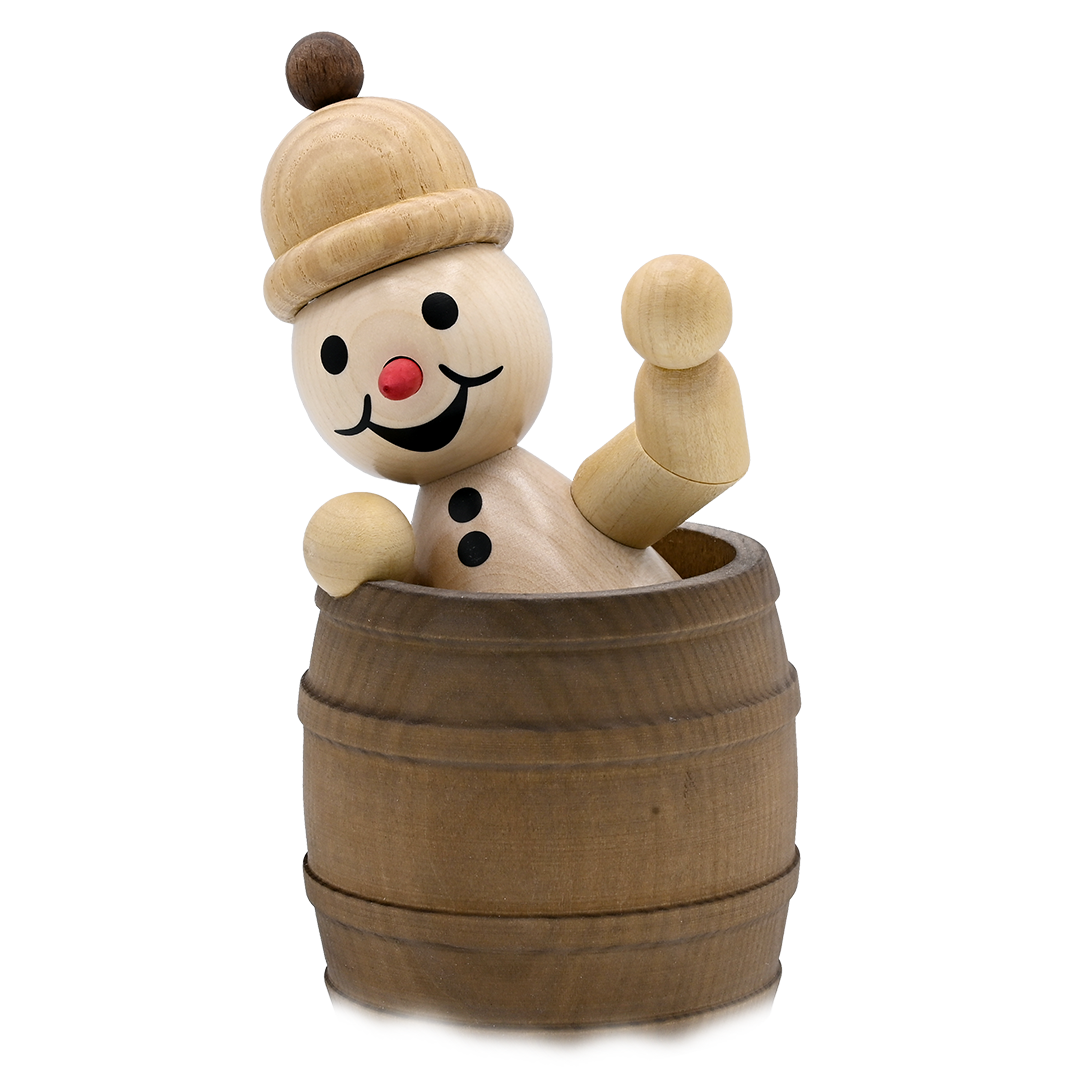 Schneemann „im Faß“ | Mittel | Schneemann Junior | Figurenwelt ...