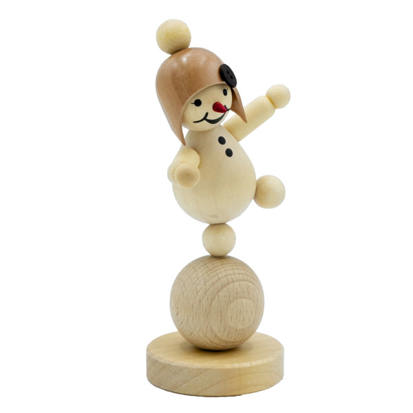 Schneemädchen „auf Ball“