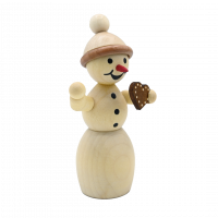 Schneefrau „mit Lebkuchenherz“ o. Sockel Schneefrau „mit Lebkuchenherz“ o. Sockel