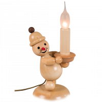 Schneemann Junior „Kerze“ elektr. Beleuchtung Schneemann Junior „Kerze“ elektr. Beleuchtung