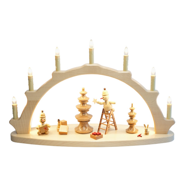 LED-Lichterbogen „Junior auf Leiter“ 51cm x 15cm x 24cm